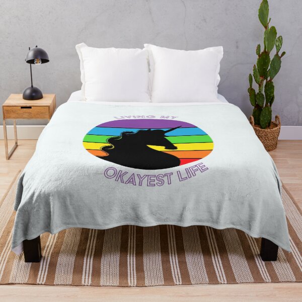 Aperçu de l'œuvre Living my okayest unicorn life créée et vendue par Bratak.