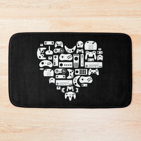 Item preview, Gaming Love - Heart filled controllers designed and sold by Zeberdee Designs.