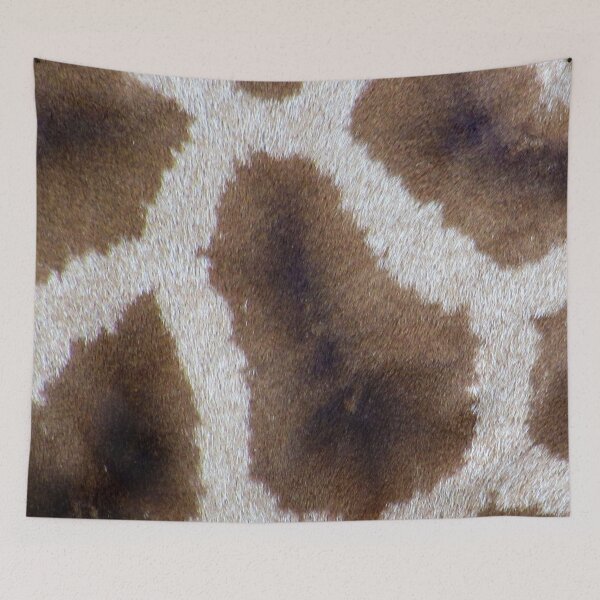 Item preview, Giraffe coat, pelt, hair, pattern - dark, close up. (From photograph of a live giraffe). designed and sold by JellyBeenzz.