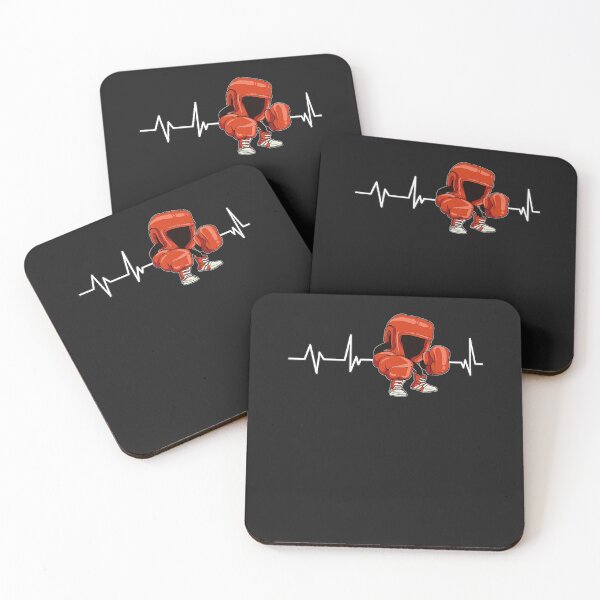 Item preview, Boxing Heartbeat EKG Boxer Gift Boxing designed and sold by SusanHoover.