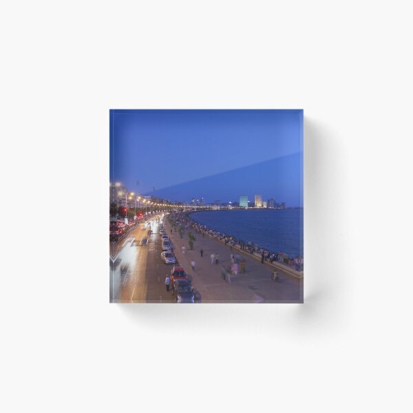 Item preview, Marine Drive landmark of Mumbai, India, late evening view, modern art, wall art, print, personalised gifts, custom printed gifts, photo designed and sold by CameraDesign.