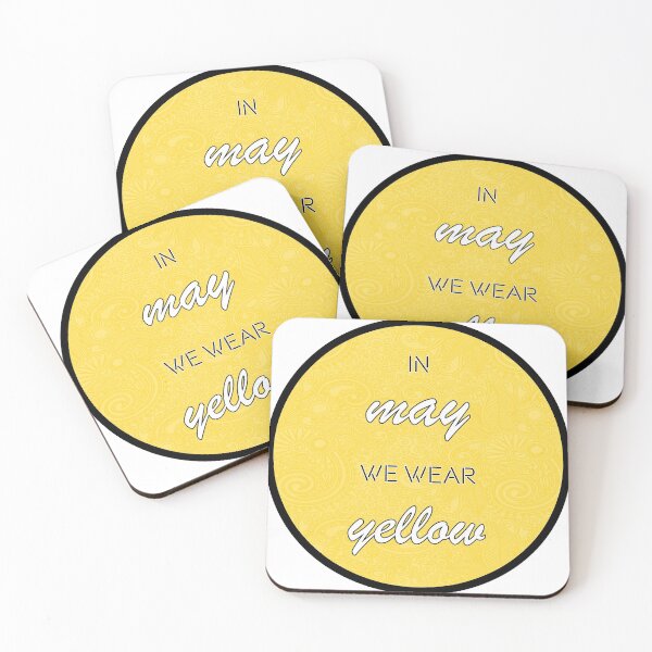 Item preview, In May we wear yellow designed and sold by Stickr-boutiq.