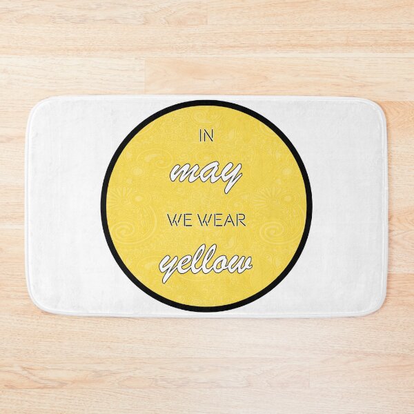 Item preview, In May we wear yellow designed and sold by Stickr-boutiq.