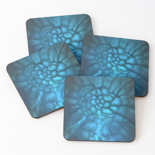 Item preview, Fractura - Pintura digital abstracta - Arte brillante azul profundo del océano designed and sold by PiperArtDesign.