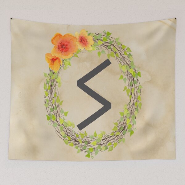 Item preview, Sowilo Rune | Elder Futhark Norse Runes Alphabet designed and sold by Time Nomads.