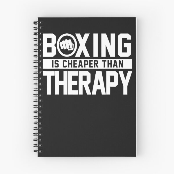 Item preview, Boxing Is Cheaper Than Therapy Kickboxing Quote Fist designed and sold by SusanHoover.