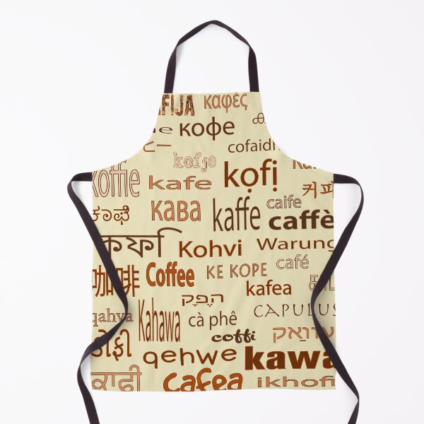 Artikelvorschau, Internationales mehrsprachiges Barista-Muster für Kaffee entworfen und verkauft von ElJimmo.