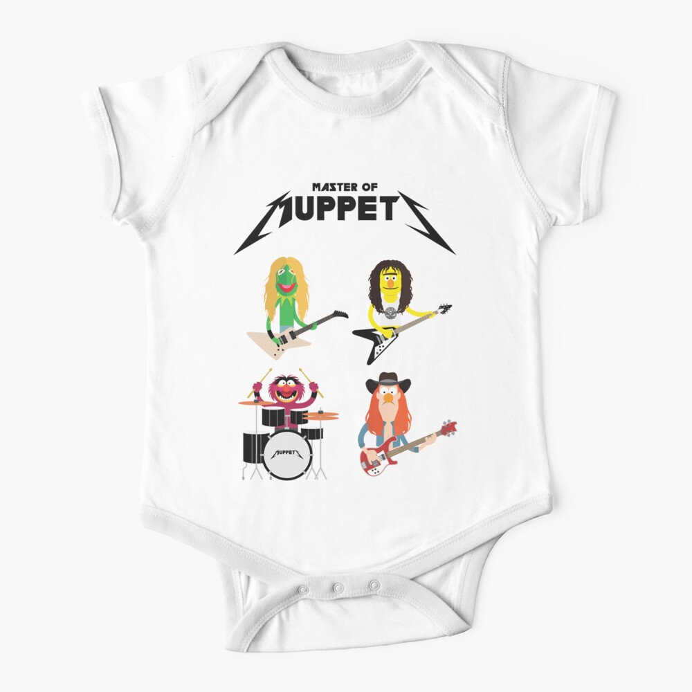 Master of Muppets - Muppets as Metallica Band Baby One-Piece