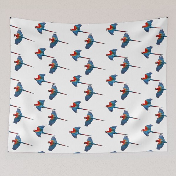 Item preview, Macaws in flight, parrots in flight designed and sold by Ingo Gerlach.
