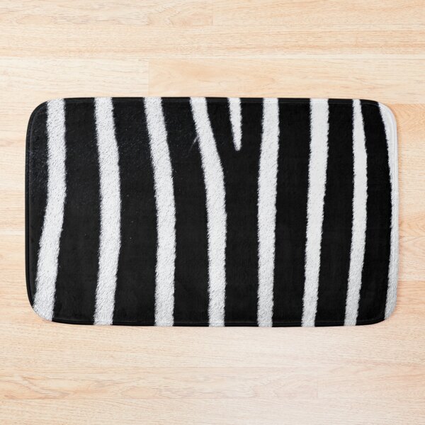 Item preview, Zebra coat, pelt, hair, pattern - black and white, close up. (From photograph of a live zebra). designed and sold by JellyBeenzz.