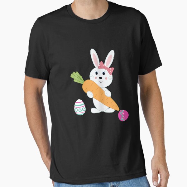 Item preview, Easter Bunny Rabbit Girl Easter Eggs Happy Easter designed and sold by Ibu83.