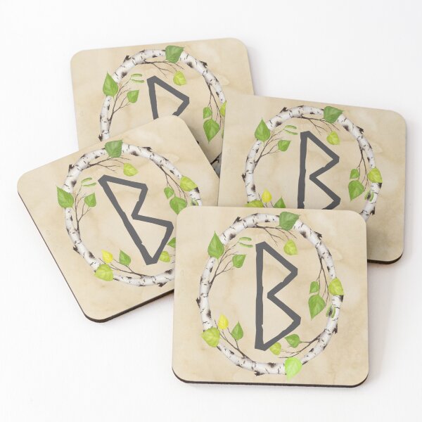 Item preview, Berkana Rune | Elder Futhark Norse Runes Alphabet designed and sold by Time Nomads.