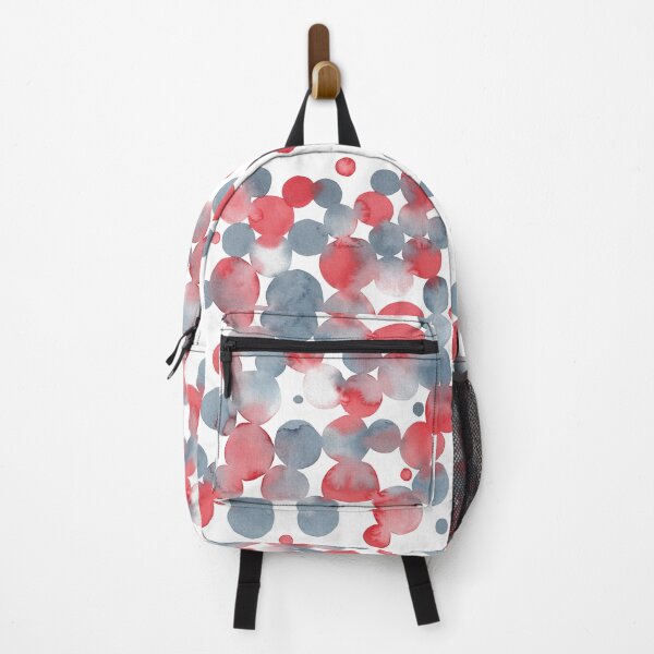 Item preview, Watercolor Circles - Minimalist Design in Red & Grey designed and sold by nabeArtist.