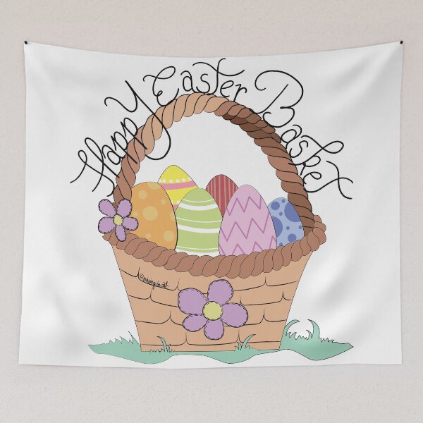 Artikelvorschau, Frohe Ostern Korb entworfen und verkauft von Missing In Art.