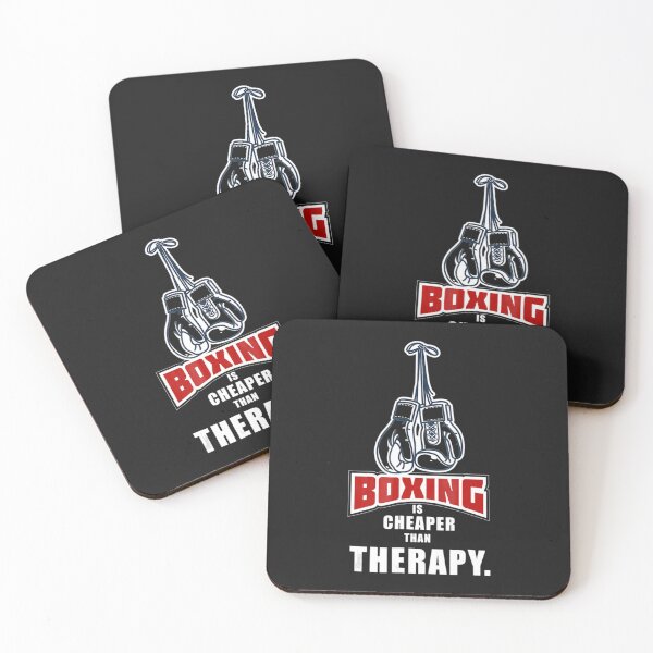 Item preview, Boxing Its Cheaper Than Therapy Funny Saying designed and sold by SusanHoover.