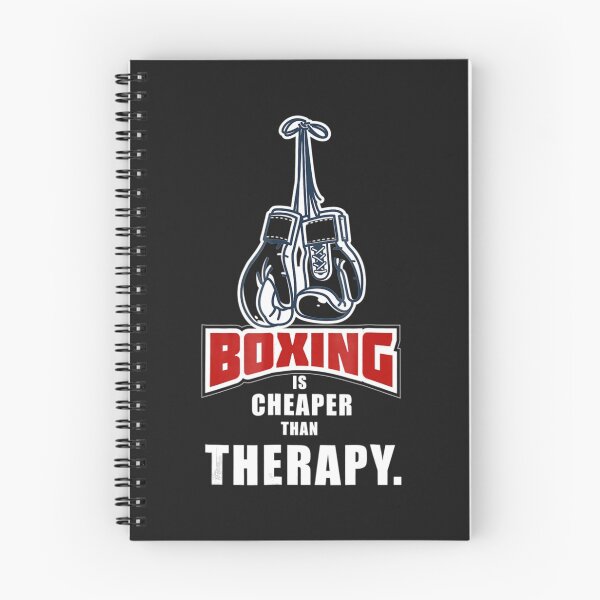 Item preview, Boxing Its Cheaper Than Therapy Funny Saying designed and sold by SusanHoover.