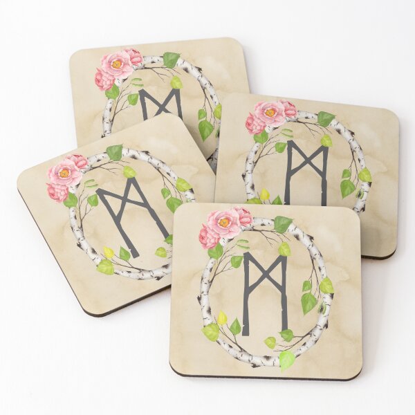 Item preview, Mannaz Rune | Elder Futhark Norse Runes Alphabet designed and sold by Time Nomads.