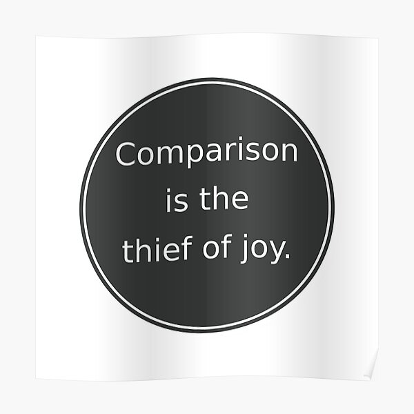 is the thief of joy" Poster by ivperisic Redbubble