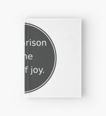 Comparison is the thief of joy Hardcover Journal