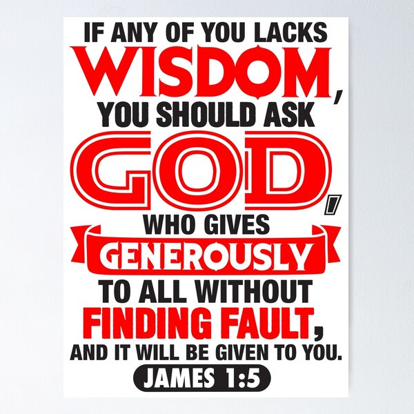 Item preview, James 1:5 designed and sold by plushism.