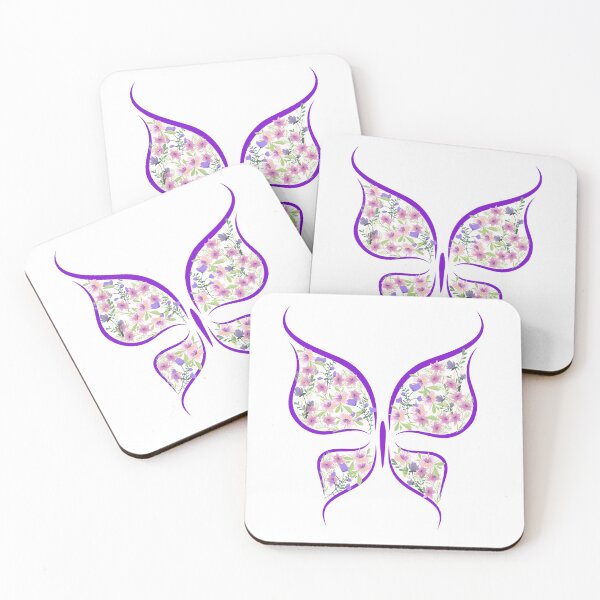 Item preview, Flowery purple butterfly designed and sold by CA-Creatives.
