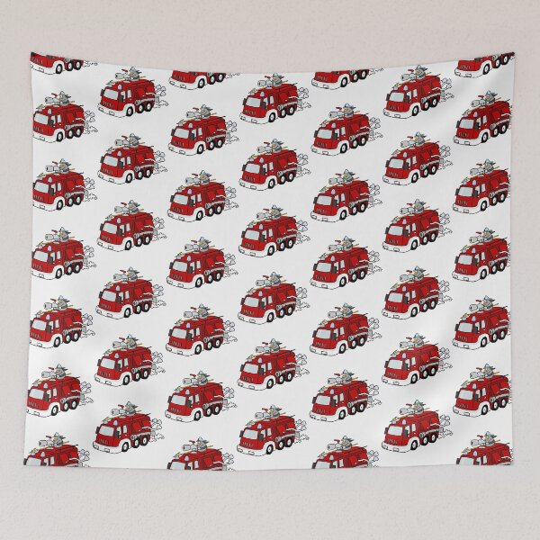 Item preview, Penguin firetruck designed and sold by Arinom.