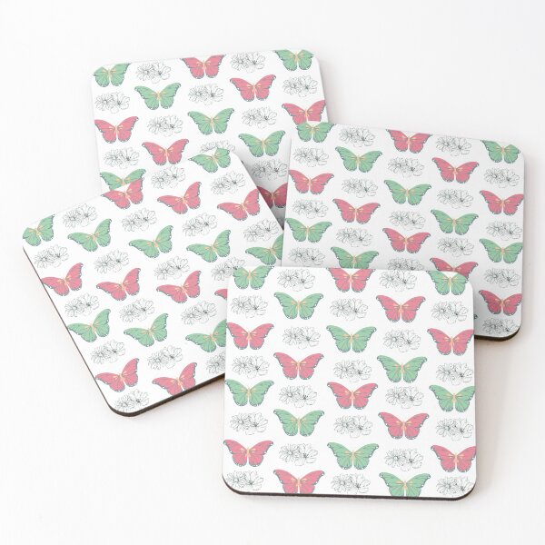 Item preview, Pink and green butterflies designed and sold by CA-Creatives.