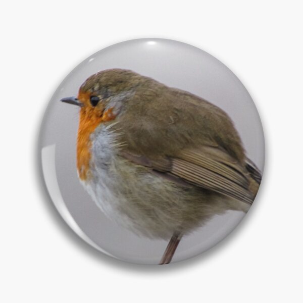 Artikelvorschau, Winter Robin auf einem Holzpfosten entworfen und verkauft von Joanne Wall.