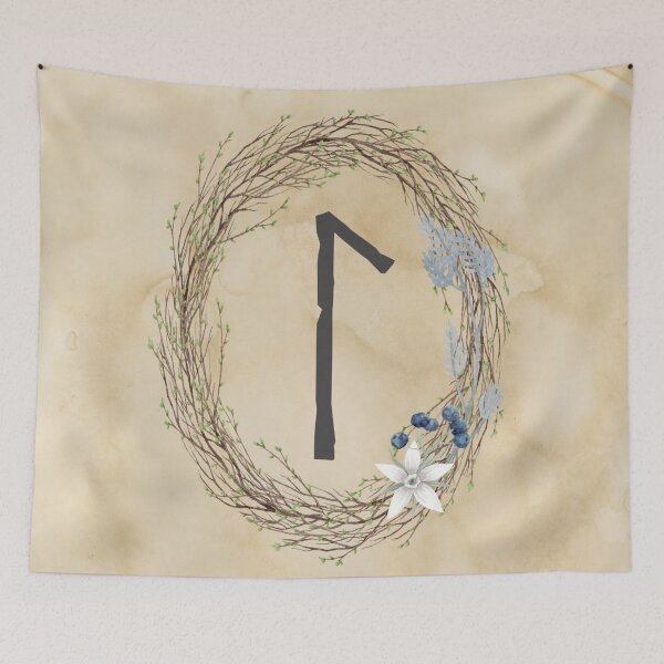 Item preview, Laguz Rune | Elder Futhark Norse Runes Alphabet designed and sold by Time Nomads.
