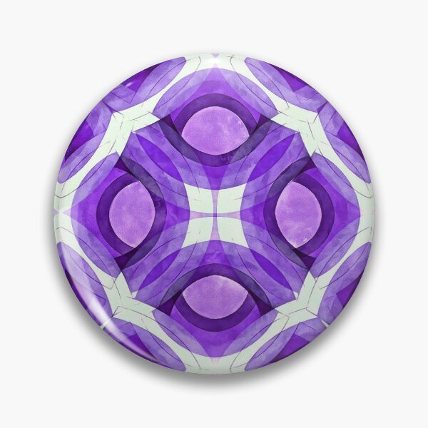 Artikelvorschau, Musterüberlappung Retro-Stil In Violett Lila Schattierungen entworfen und verkauft von taiche.