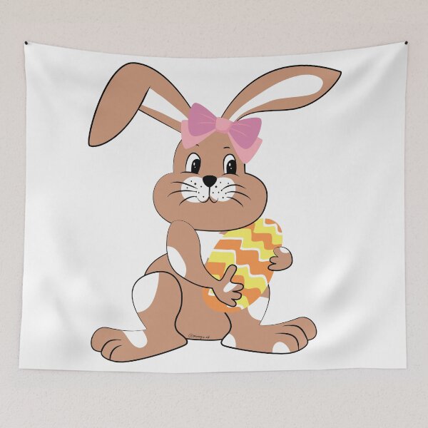 Item preview, Bunny with an Easter Egg designed and sold by Missing In Art.