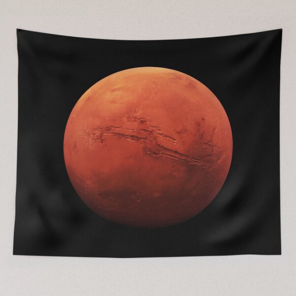 Item preview, The Planet Mars designed and sold by Happy Puppy Print On Demand.