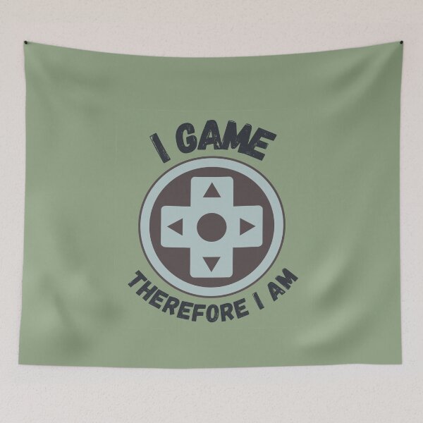 Item preview, I Game Therefore I Am designed and sold by SunfullyYours.