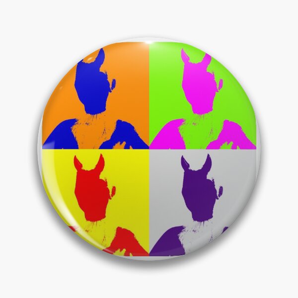 Artikelvorschau, Devil Inside Colorful Demon Pop Art Mural entworfen und verkauft von GingerEccentric.