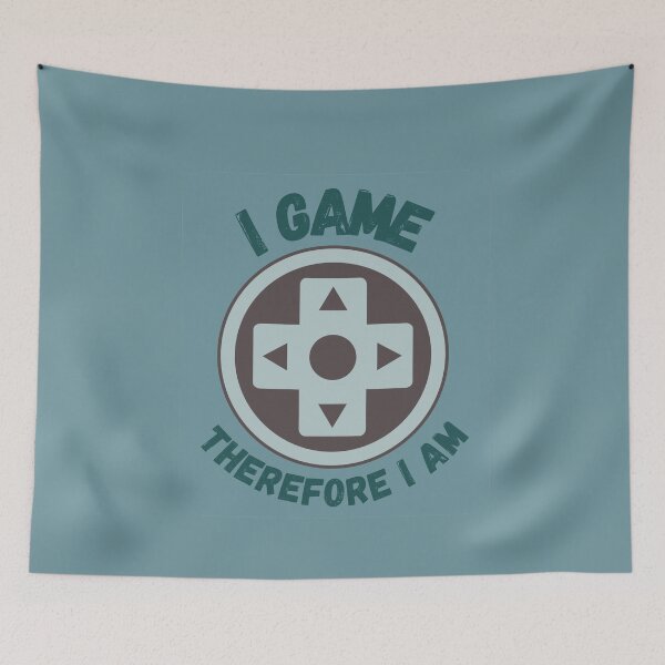 Item preview, I Game Therefore I Am designed and sold by SunfullyYours.