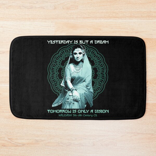 Item preview, Yesterday is But a Dream, Tomorrow is Only a Vision, Kalidasa Quote, Vedas, Hindu Gift  designed and sold by Proverbial Wisdom Design.