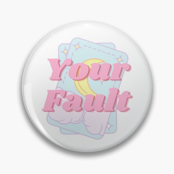 Item preview, Your Fault Pastel Pink designed and sold by CynthSky.