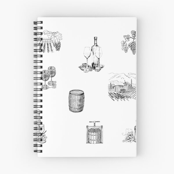 Item preview, Wine in pencil drawings designed and sold by wineandwords.