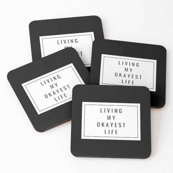 Item preview, Living My Okayest Life designed and sold by TheGoToStore.