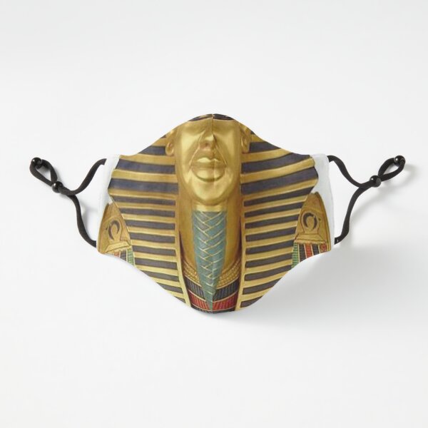 #ANCIENT #EGYPTIAN #ARTIFACTS: Funerary Mask of King Tutankhamun Plaque (Life size) : Egyptian Museum, Cairo, 1347-1237 B.C. Fitted 3-Layer