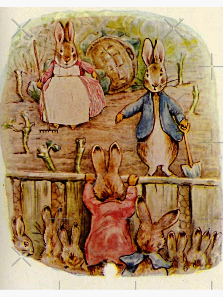 Peter Rabbit, Peter Rabbit Print, Tale Of Peter Rabbit, Flopsy Rabbit,  Watercolor Painting, Nur…