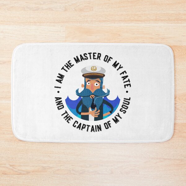Item preview, I am the master of my fate and the captain of my soul. Invictus designed and sold by enigma3a.