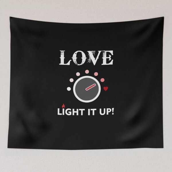 Item preview, LOVE, LIGHT IT UP - funny quote. designed and sold by angelisart.
