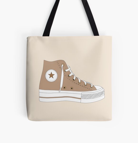 converse marrones de tela