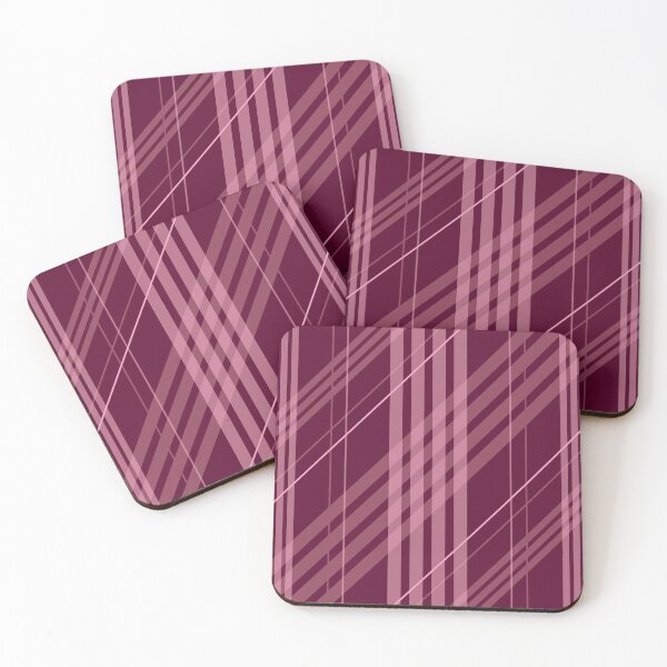 Item preview, Red pink burgundy maroon plaid stripes line pattern designed and sold by BLMcreations.