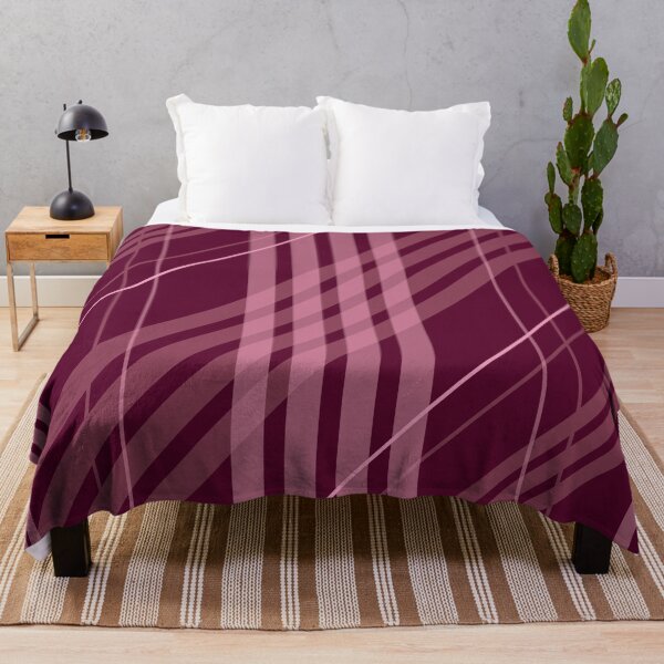 Item preview, Red pink burgundy maroon plaid stripes line pattern designed and sold by BLMcreations.