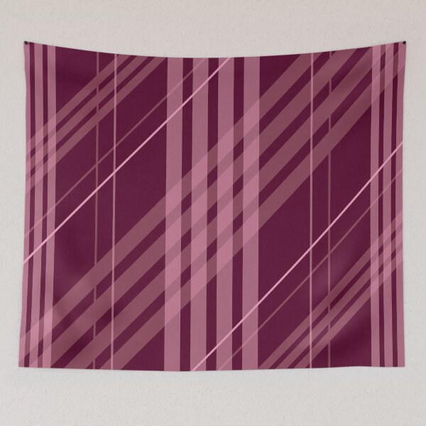 Item preview, Red pink burgundy maroon plaid stripes line pattern designed and sold by BLMcreations.