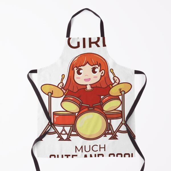Item preview, drummer girl much cute and cool designed and sold by MAAQDesign.