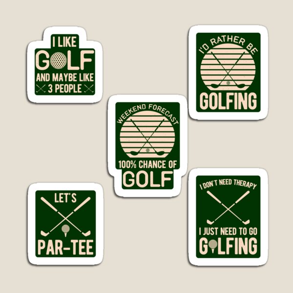 Item preview, Pack Funny Golf designed and sold by artworkbyrihen.