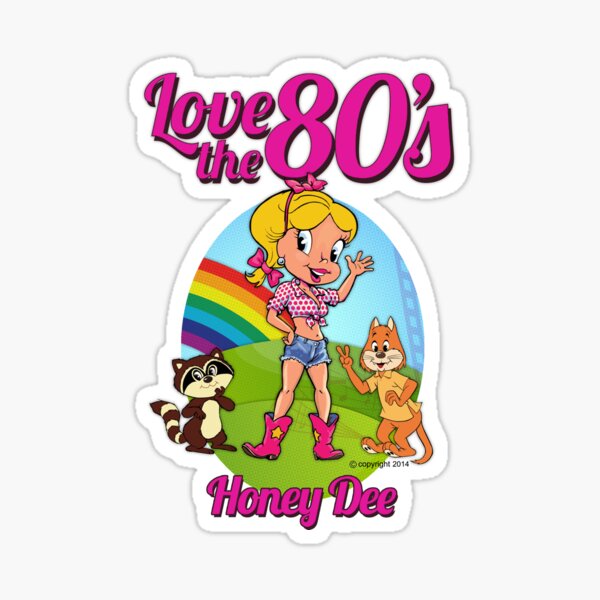 Love The 80s Sticker
